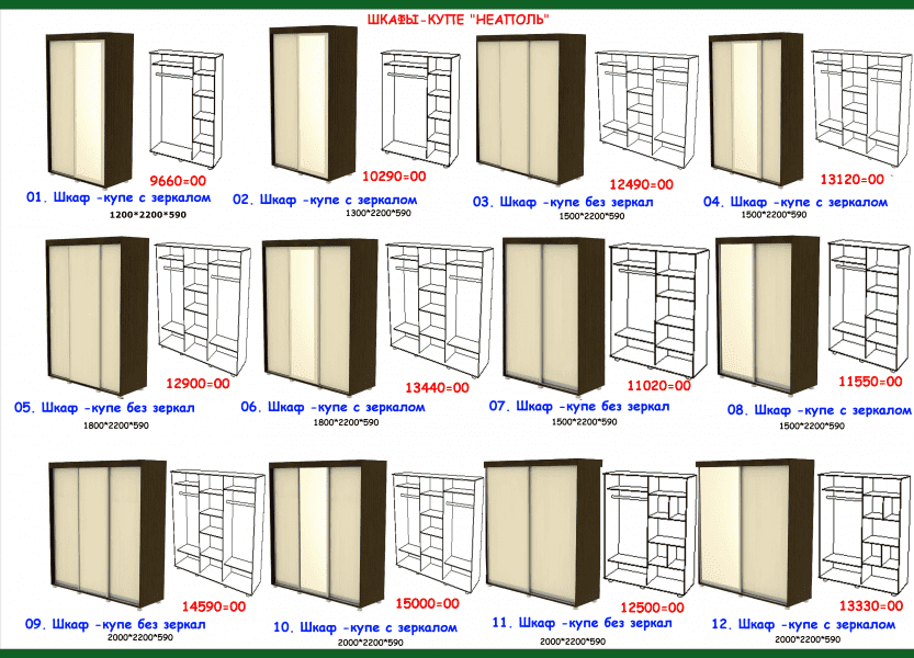 шкаф-купе неаполь в Москве