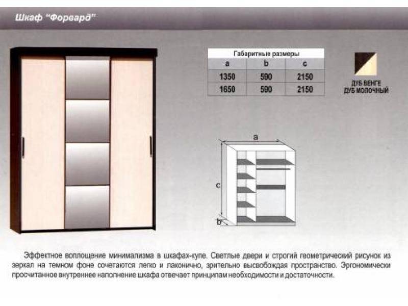 шкаф - купе форвард в Москве