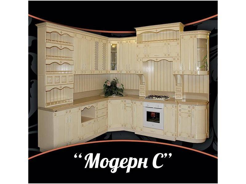 угловая кухня модерн с в Москве