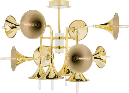 люстра music horn золото в Москве