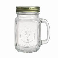 кружка с крышкой bormioli rocco drinking jar в Москве