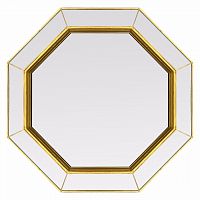 зеркало золотое венецианское восьмиугольное espresso gold в Москве