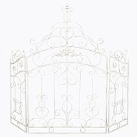каминный экран «клермон» белый в Москве
