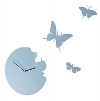 часы настенные голубые бабочки butterfly в Москве