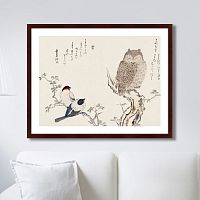 картина: smart owl watching, 1793г. в Москве