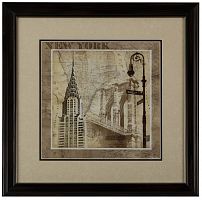постер с паспарту в раме new york serenade в Москве