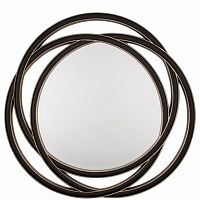 зеркало круглое черное большое диаметр 120 см round s в Москве