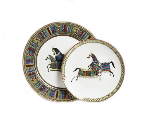 комплект тарелок antique (темная) в Москве