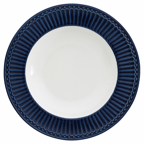 глубокая тарелка alice dark blue в Москве