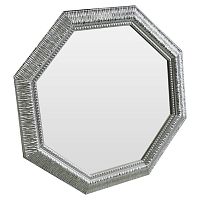 зеркало серебряное восьмиугольное с декором sparkle silver в Москве