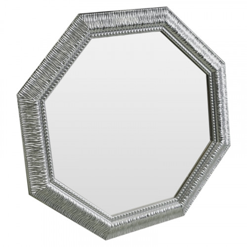 зеркало серебряное восьмиугольное с декором sparkle silver в Москве
