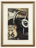 постер с паспарту в раме route 66 в Москве
