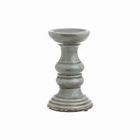 подсвечник серый фигурный grey, 18,5 см в Москве