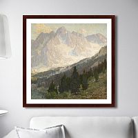 картина: high sierra, mountain scene, 1905г. в Москве
