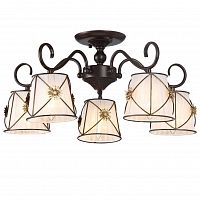 потолочная люстра arte lamp 72 a5495pl-5br в Москве