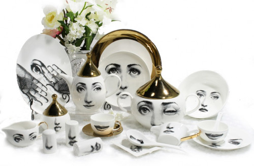 столовый сервиз пьеро форназетти golden faces в Москве