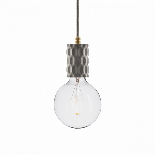 подвесной светильник beton glitter gray brass в Москве