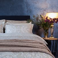 комплект постельного белья decoflux сатин 1.5 спальный victoria ivory в Москве