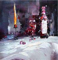 картина маслом вино и свечи в Москве