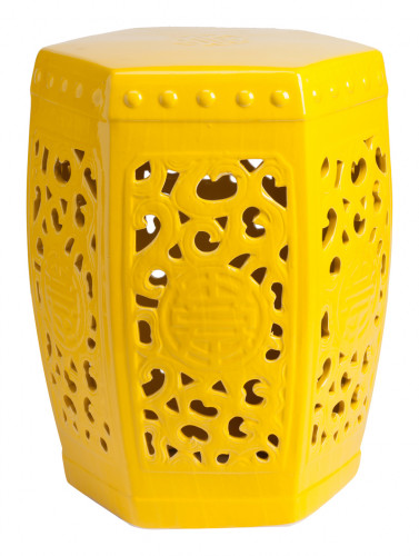керамический столик-табурет design stool yellow в Москве