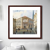 картина: view of the riga stock exchange, 1880г. в Москве
