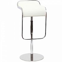 барный стул lem style piston stool белая кожа в Москве