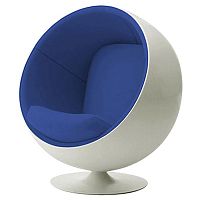 детское кресло eero ball chair бело-синее в Москве