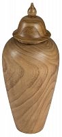 ваза деревянная с крышкой 47 см adriana в Москве