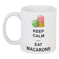 кружка с рисунком macarons в Москве