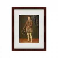 картина: portrait of a boy holding a tennis racket and ball, 1600 в Москве