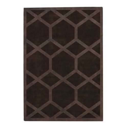 ковер ashton cocoa coffe 120x170 коричневый в Москве