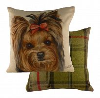 подушка с принтом waggydogs yorkie в Москве