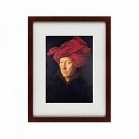 картина: portrait of a man in a chaperon (self-portrait), 1433 в Москве