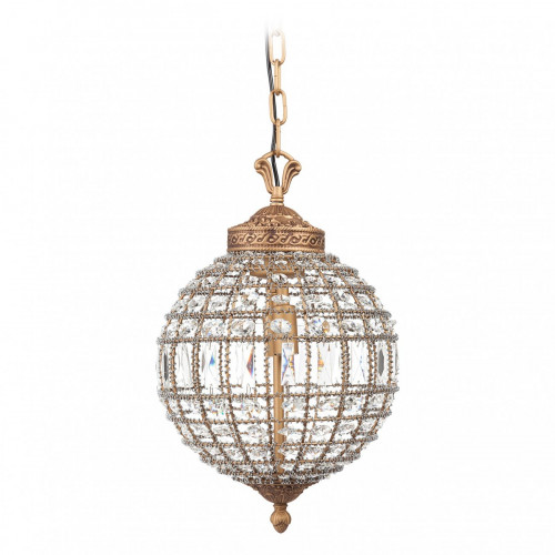 подвесная люстра хрустальный шар casbah crystal chandelier золото в Москве