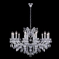 подвесная люстра crystal lux hollywood sp12 chrome в Москве