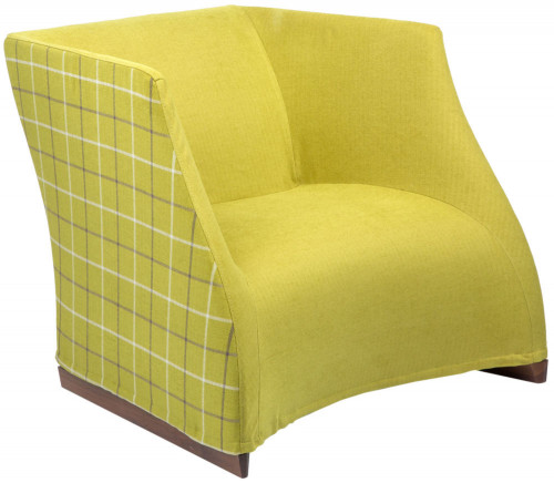 кресло vivienne armchair yellow checkerboard в Москве