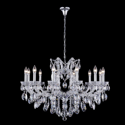 подвесная люстра crystal lux hollywood sp12 chrome в Москве