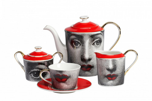 чайный сервиз faces пьеро форназетти red в Москве