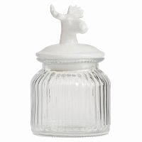 декоративная банка с крышкой deer маленькая в Москве