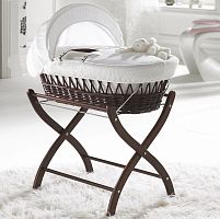 колыбель-переноска gift wicker moses basket темная, белое белье в Москве