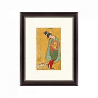картина: пилигрим из мешхеда, литография, персия, 1598г в Москве