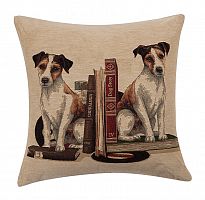 подушка с джек-рассел терьерами bookends jack russell в Москве