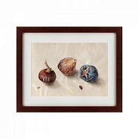 картина: branch of pomegranate with lanternfly and cicada, 1681 в Москве