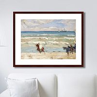 картина: beach scene, tangier, 1906г. в Москве