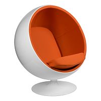 кресло eero aarnio style ball chair оранжевое в Москве