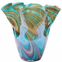ваза стеклянная (цветная) h28d30 в Москве