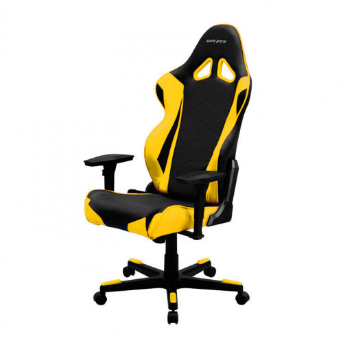 кресло геймерское dxracer racing re0 черно-желтое в Москве