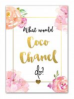 постер coco chanel а4 в Москве