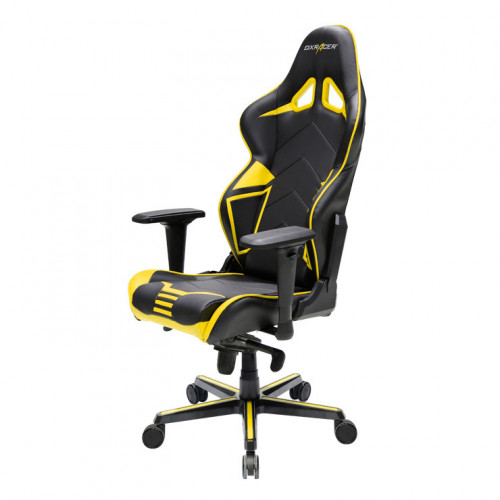 кресло геймерское dxracer racing rv131 черно-желтое в Москве