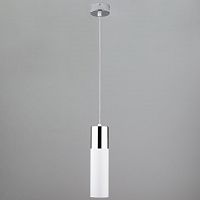 подвесной светильник eurosvet double topper 50135/1 led хром/белый в Москве